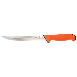 Mercer Sport Tiger Edge Slicer 8 inch Fixed Blade Knife - Orange
