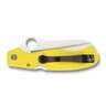 Spyderco Atlantic Salt 3.69 inch Folding Knife - Yellow