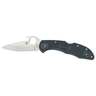 Spyderco Delica 4 Emerson Opener 2.9 inch Folding Knife - Dark Gray - Dark Gray