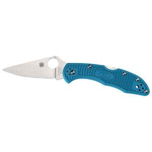 Spyderco Delica 4 Lightweight 2.9 inch Folding Knife - Blue