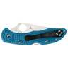 Spyderco Delica 4 Lightweight 2.9 inch Folding Knife - Blue - Blue