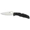 Spyderco Endura 4 Lightweight 3.8 inch Folding Knife - Black - Black