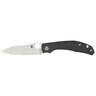 Spyderco Kapara 3.58 inch Folding Knife - Black - Black