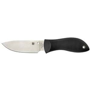 Spyderco Moran 3.92 inch Fixed Blade Knife - Black