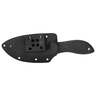 Spyderco Moran 3.92 inch Fixed Blade Knife - Black - Black