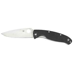 Spyderco Resilience 4.25 inch Folding Knife - Black