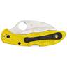 Spyderco Tasman Salt 2 2.9 inch Folding Knife - Yellow - Yellow